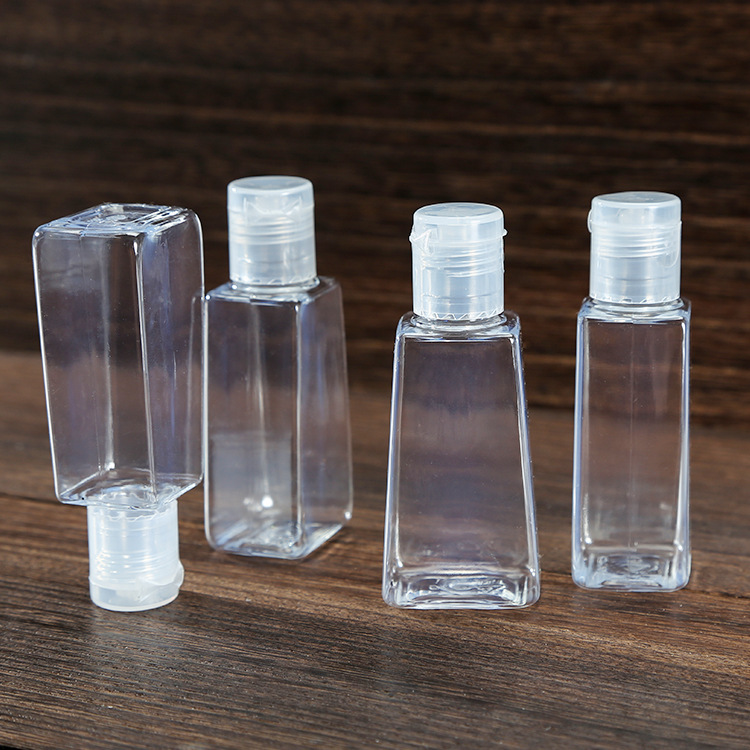 Wholesale 30ml 50ml mini Hand Sanitizer Empty Plastic Instant Disinfecting Alcohol Pocket Hand Wash Antibacterial Hand With Cap