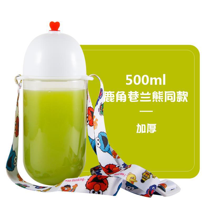 360ml 500ml Transparent Food Grade PET Plastic Ginger Shot Bottle Juice Beverage Packaging Bottle With Screw Cap