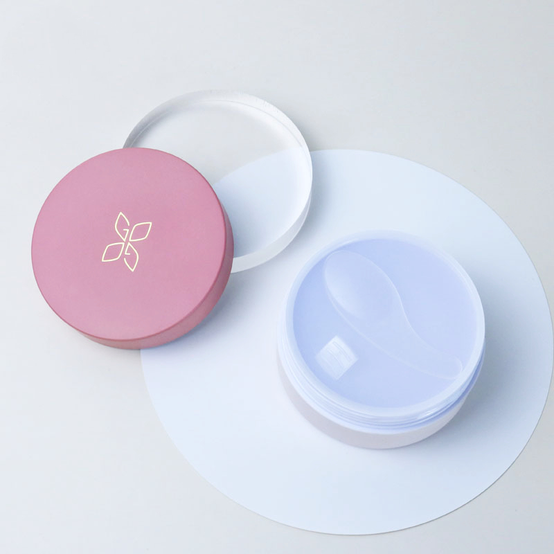 Custom Color Pink Grey Purple 4oz 120ml 150ml 200ml 250ml PET cosmetic jars with lids fancy cream jar cosmetic jars packaging
