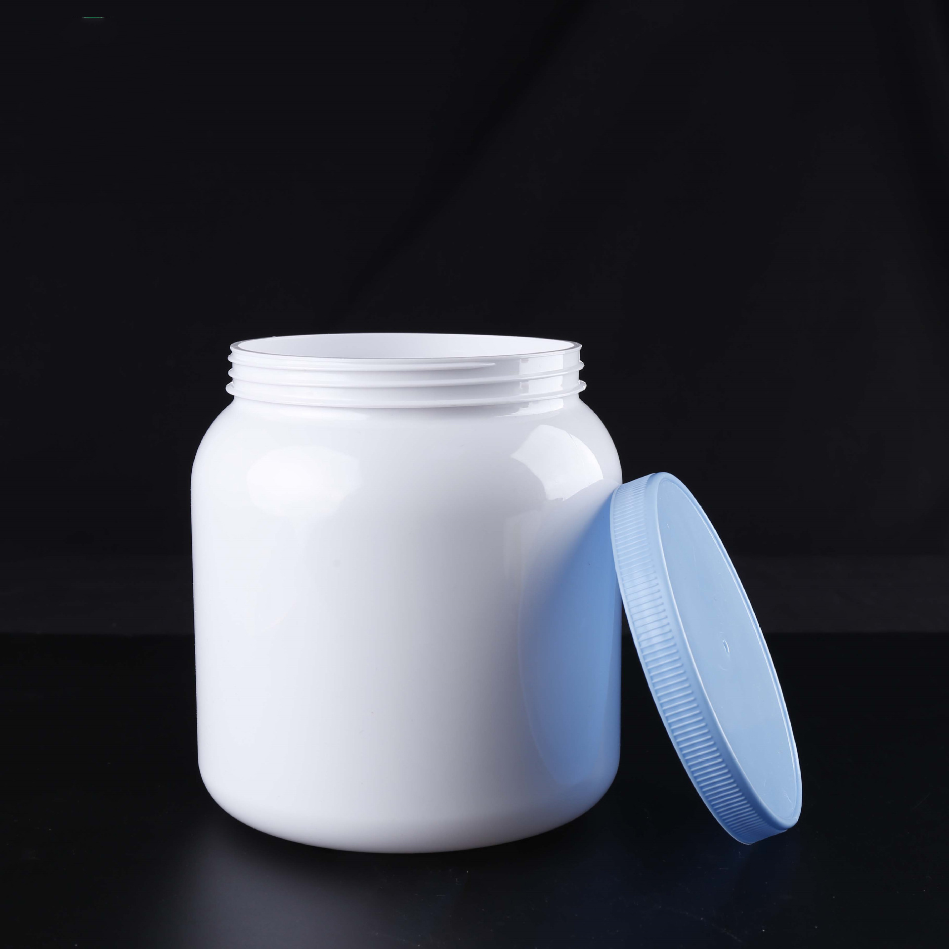 Big Capacity Plastic Jar 500ml  2L 2.5L 5L Protein Milk Powder Storage Packing Container Plastic HDPE PET Jars with tear off cap