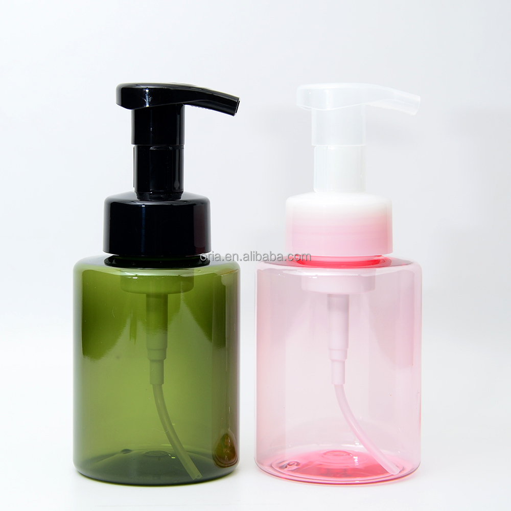 Foam bottle 250ml plastic cosmetic liquid soap dispenser with foam pump bottle face cream packaging Sealing Type pump bottle