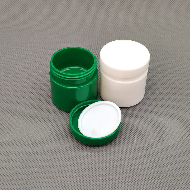 Customize Mask Cosmetic Jar 15g 30g 50g Round New Style Plastic Cans PP PE PET Body Butter Jars