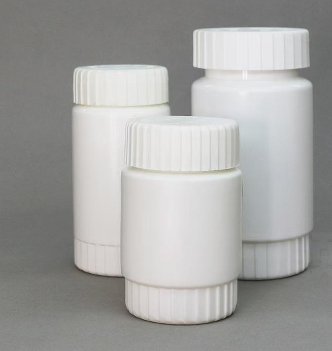 100ml 150ml 175ml HDPE Plastic Jar Bottle with Screw cap health care capsules bottle packaging