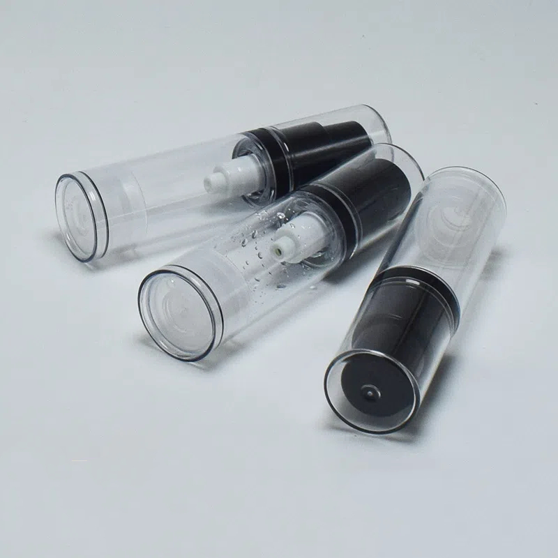 AS 7ml Airless Isolation Liquid Foundation Sample Emulsion Pump Bottle Plastic Transparent Cosmetic Sub-pack Sunscreen Bottle