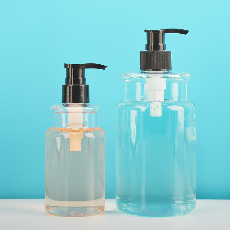 lotion pump bottle 250ml 300ml plastic cosmetic bottle with top cap pump bottle great for travel cosmetic container