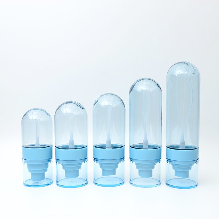 PET PETG Lotion Press bottle 30ml 50ml 60ml pill capsule Clear Bottle Skincare Cosmetics Pump Tube Plastic Custom Logo Container
