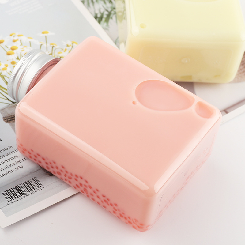 500ml Rectangle Shape PET Cold Press Juice Bottle beverage juice bottle disposable square pet plastic bottle