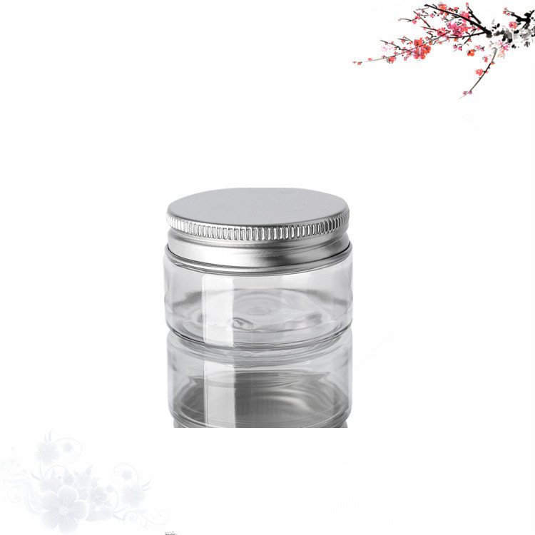 30g 50g 60g 80g Wide Mouth Food Grade Peanut Butter PET Transparent Plastic Jars PET Plastic Jars  with Lids