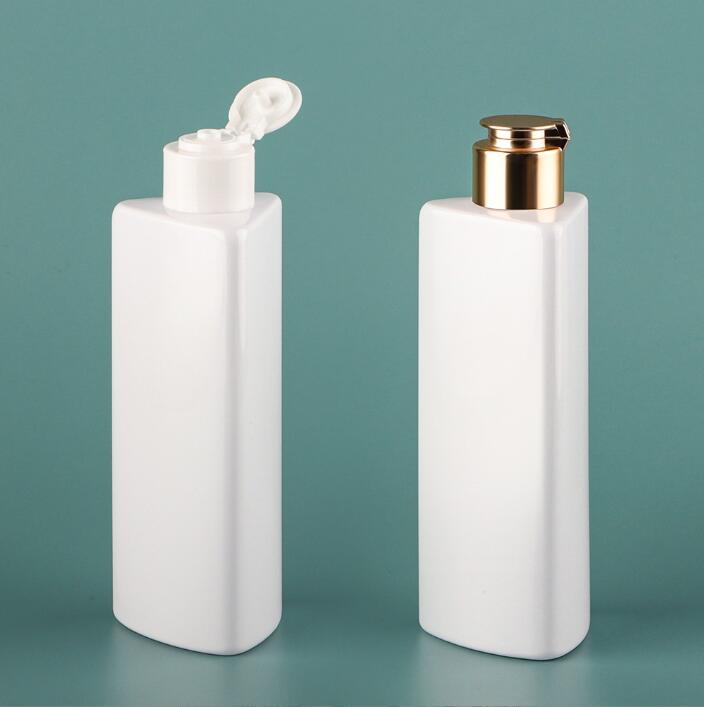 250ml 500ml plastic Conical pump bottle Body Wash Lotion Face Wash Bottle For Men Cosmetics Packing