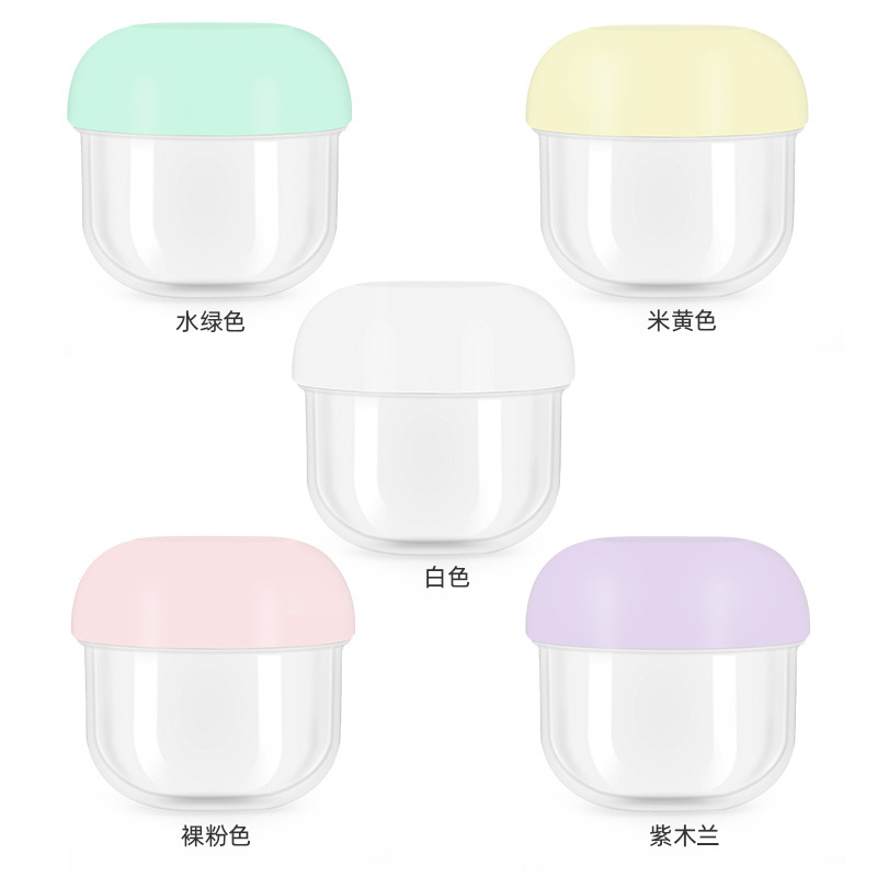 20g 30g 50g children cream Mini jar Frosted Round Recycled Travel Cosmetic Container colorful lotion Jar With mushroom lid