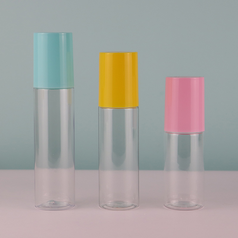 30ml 60ml Small Capacity Lotion Plastic Cream Bottle Cosmetics Packaging Bottle Frosted Facial Toner With Disc Top Cover Spray