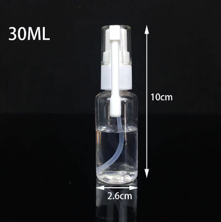 30ml Empty round shoulder plastic PET bottle Empty Mist Spray Bottles For Fragrance Perfume Alcohol Liquid