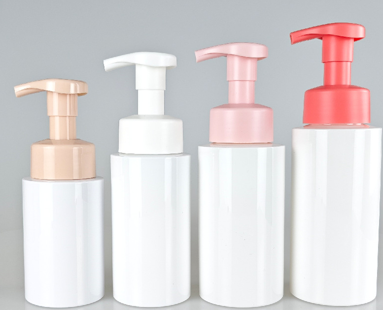 180ml 200ml 300ml 350ml Empty PET Cosmetic Cleanser Bottles with Foam Pump cosmetic packaging plastic bottle