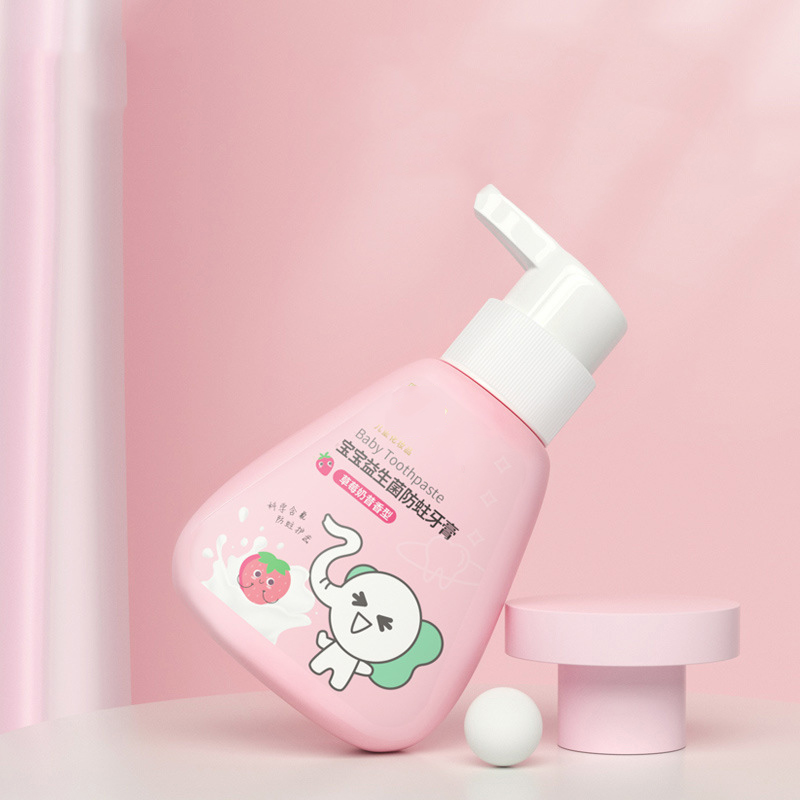 150ml 200ml 250ml plastic foam bottle baby wash toothpaste packaging empty customized color and logo wholesale clean container