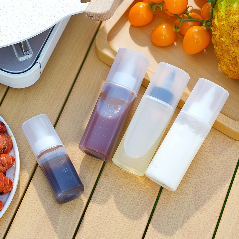 Mini 25ml 30ml 50ml take away hot sauce plastic bottle tomato sauce bottle 150ml 250ml 300ml soy sauce dispenser bottle
