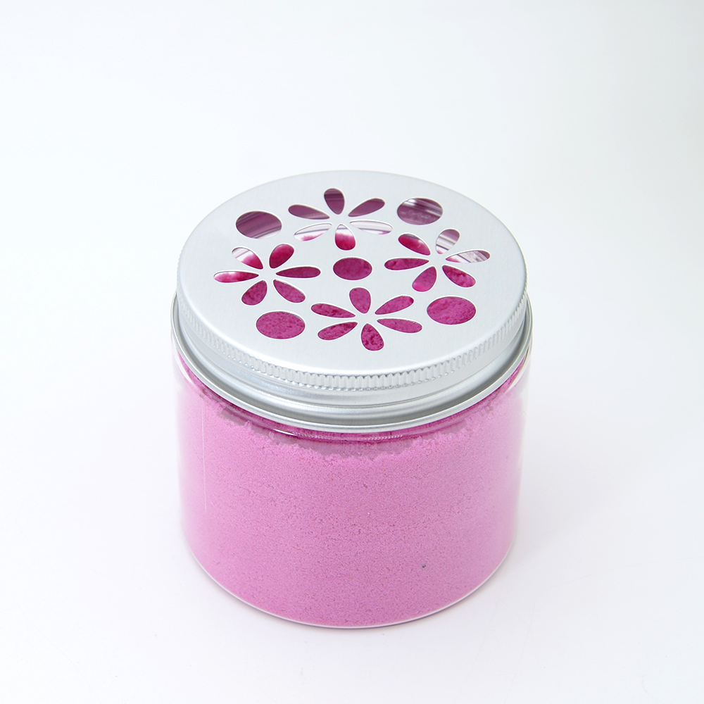 Cosmetic Aluminum tin box empty tin cans hollow out hole cover for air freshener plastic jar