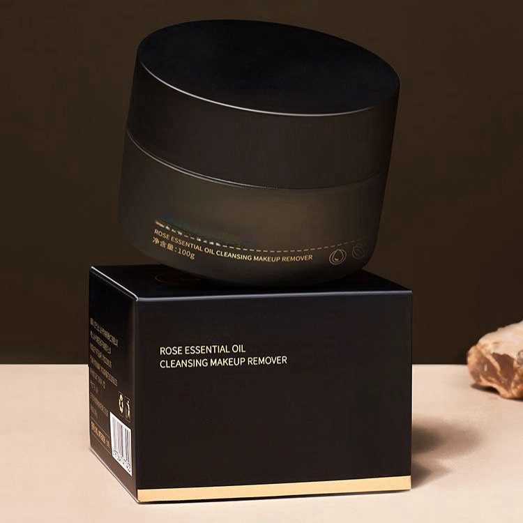 100g 100ml Man Hair Wax Jar PET Matte Black Cosmetic Jar with Lid Balm Paste Cream Hair Pomade Container for Hair Line Treatment