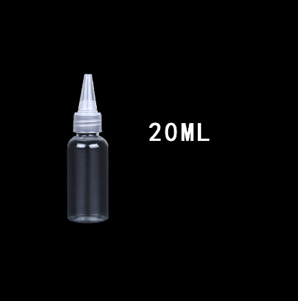 Custom Size Color 5-250ML Plastic Hair Oil Squeeze Bottle with sharp mouth screw twist cap