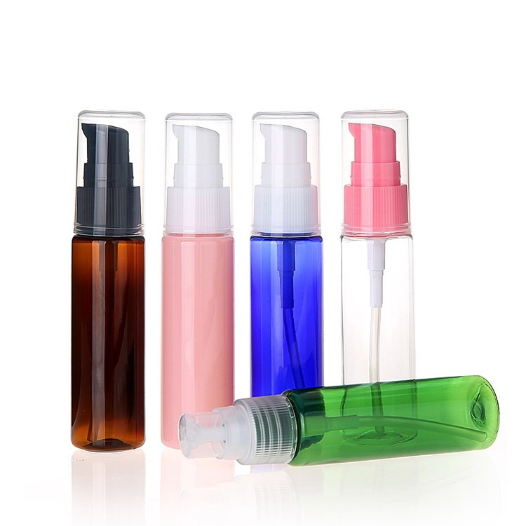 Unique Cone Shape Color cosmetic bottle 30ml travel size refillable 30ml empty Shampoo Conditioner Body Wash Lotion Bottle
