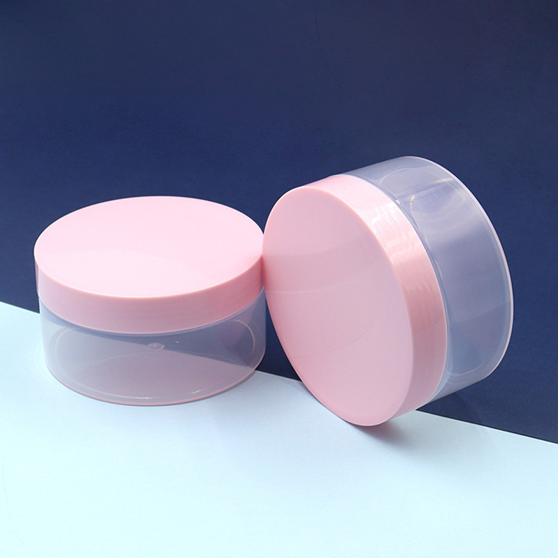 3g 5g 10g Mini Colorful Clear Unique Shape Acrylic Plastic Nail Gel Jar Cosmetic Face Eye Cream Container Lip Balm Jar