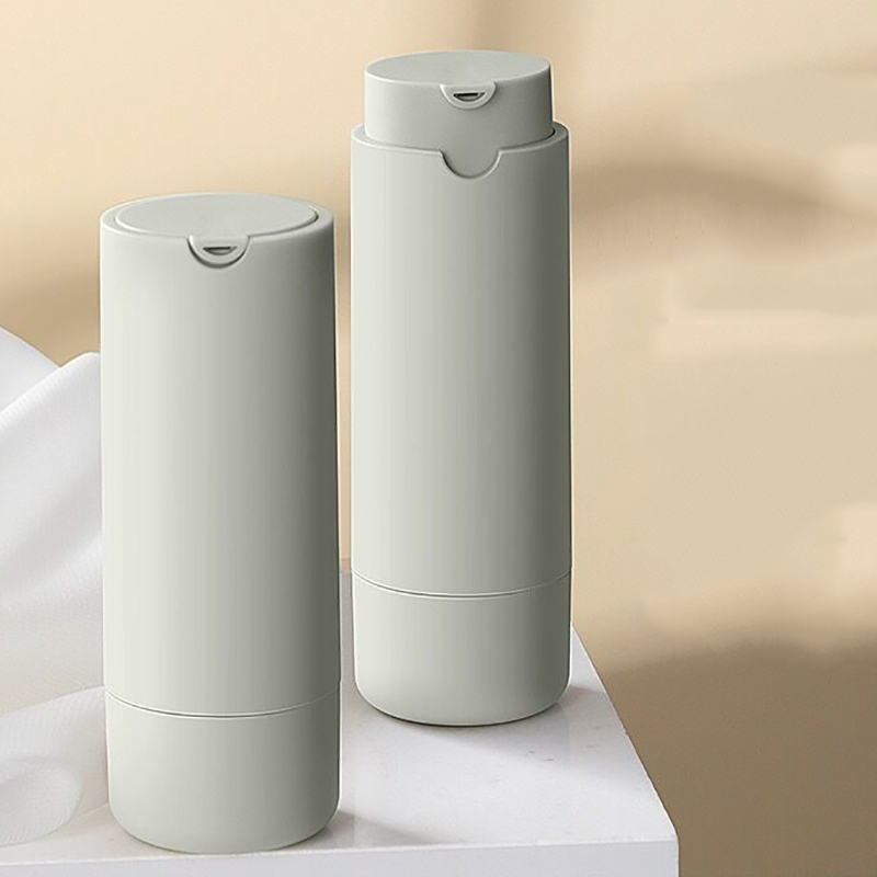 Luxury Lotion Refillable Cosmetic Packaging 15ml 30ml 50ml Matte Lock Twist Refill Double Wall Vacuum Airless Pump Cream Bottle