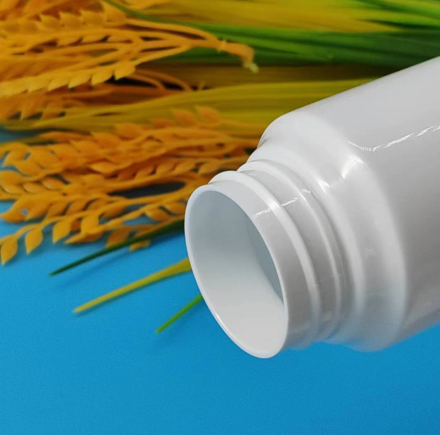 White Wide Mouth PET Capsules Tablet Powder Jars Bottles Vitamin Supplement Packaging Bottles