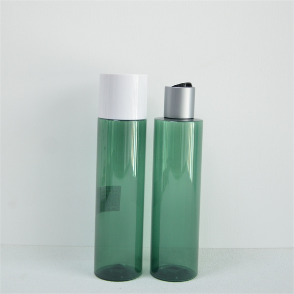 Custom Empty Fancy Cosmetic Bottles 100Ml 150Ml Luxury Facial Toner Bottles Pink / Transparent With Gold Cap