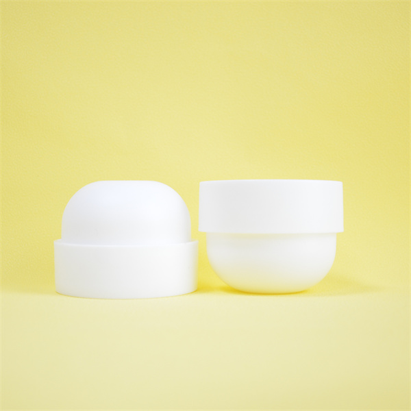 Double Wall Pp Jars 100Ml 200Ml 250Ml 500Ml Face Hand Hair Skin Care Lotions Dome Lip Scrub Plastic Cream Jar Cosmetic Container