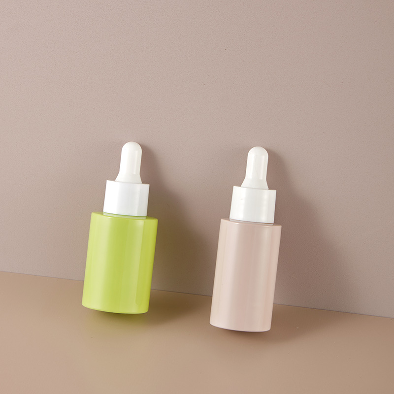 Plastic Essential Oil Serum Squeeze Dropper Bottle 30ml 60ml 100ml 120ml 1oz 2oz 4oz Amber Matte Black Purple Frosted dropper