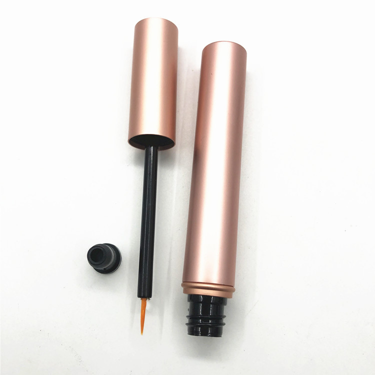 Matte Rose Pink 4ML Liquid Eyeliner Tube  Empty Aluminum Eyelash Growth Serum Bottle Mascara Container Mascara Tubes