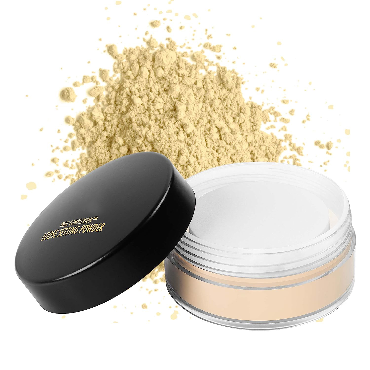 Plastic Loose Powder Jar with Elastic Sifter Mirror Cosmetic Powder Makeup Packaging Container Case Box 10g 20g 30g 50g Fip Cap