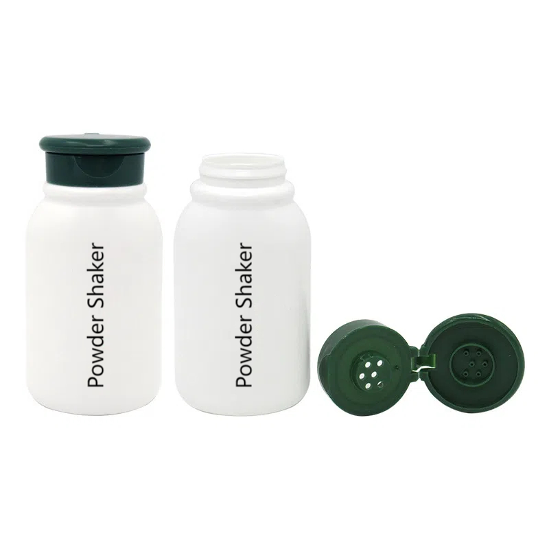 Cute 50ml empty talcum powder bottle flip lid Cosmetics Powder Spray Bottle Baby Kids Skin Care spices powder shaker bottle