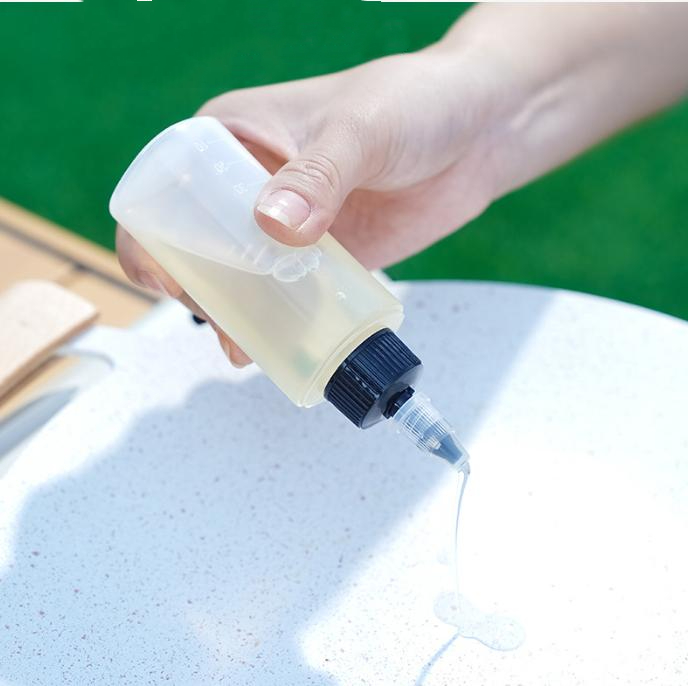 plastic bottle sauce squeeze bottle 150ml 250ml 300ml food tomato sauce packaging silicone sauce bottle