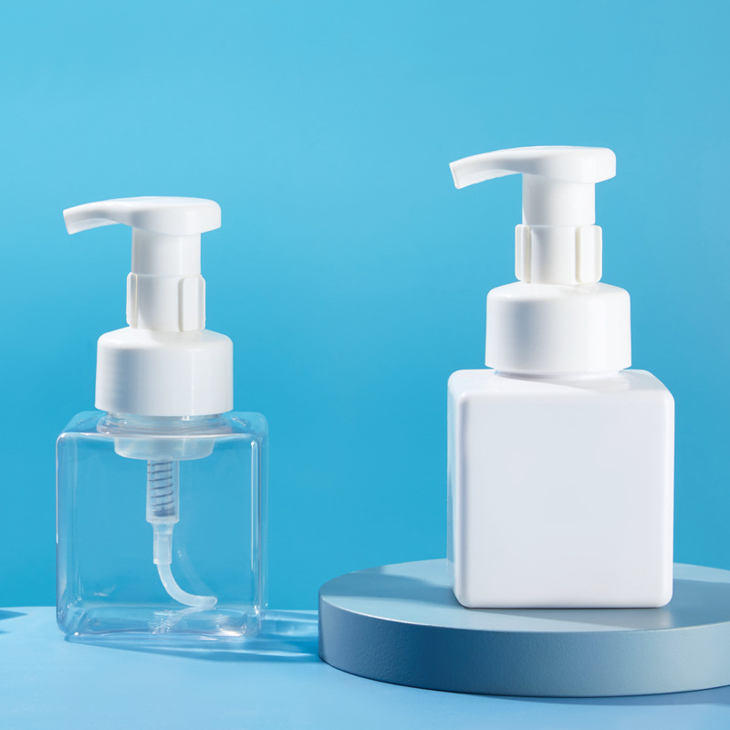 Wholesale Cleaning Packaging 200ml 300ml 500ml Plastic Foam Dispenser Customize Press Pump Foaming Soap Bottle Package