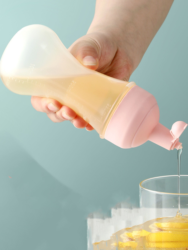 food grade 300ml 500ml PP Soft Plastic Juice Oil Vinegar Condiment honey Ketch Sauce Squeeze Bottle with silicone valve cap