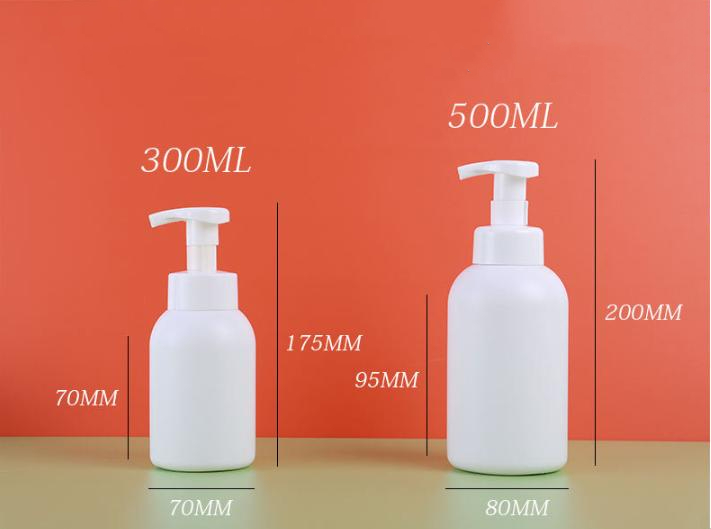 Luxury Frosted Ombree 1oz foam bottle 100ml 150ml Gradient Mousse foaming soap dispensers bottles facial foam cleaner bottle