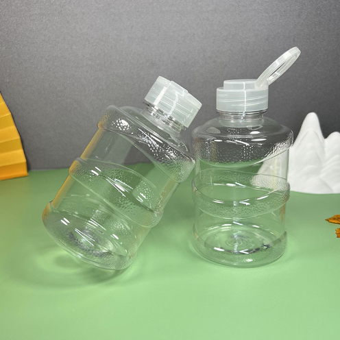 Disposable take out 10oz 17oz 24oz 34oz Plastic PET Beverage Bottle Juice Yoghurt Bottle  Beverage Containers
