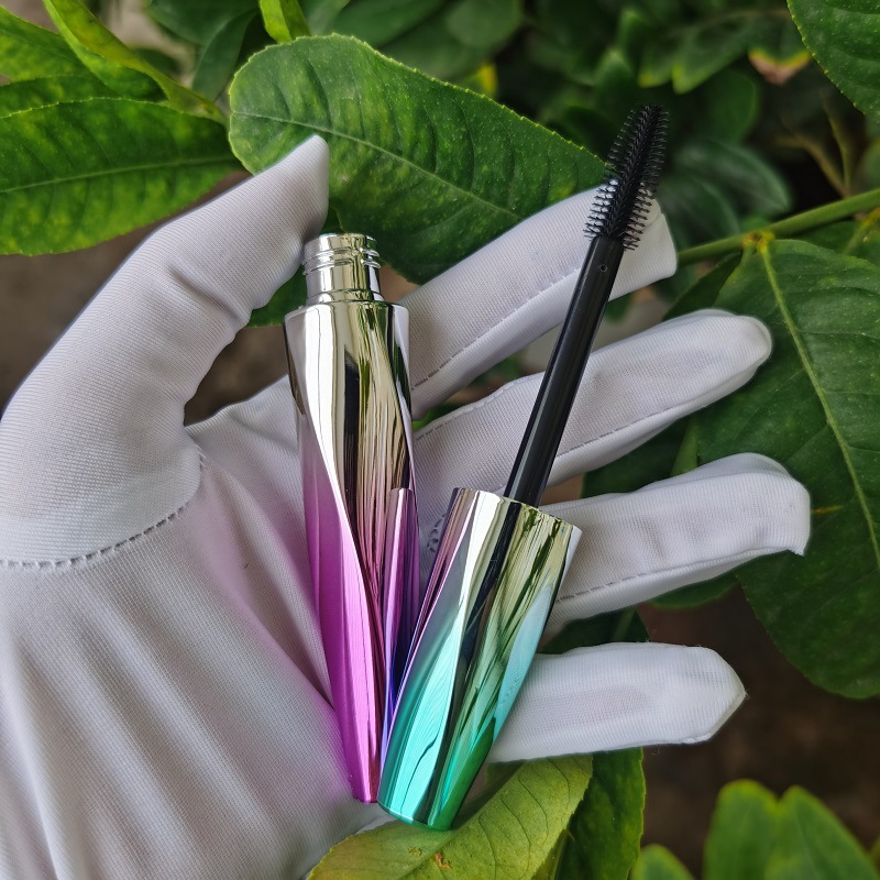 10ml Makeup Packaging round Shaped Empty Mascara Container Empty Mascara Tube with brush