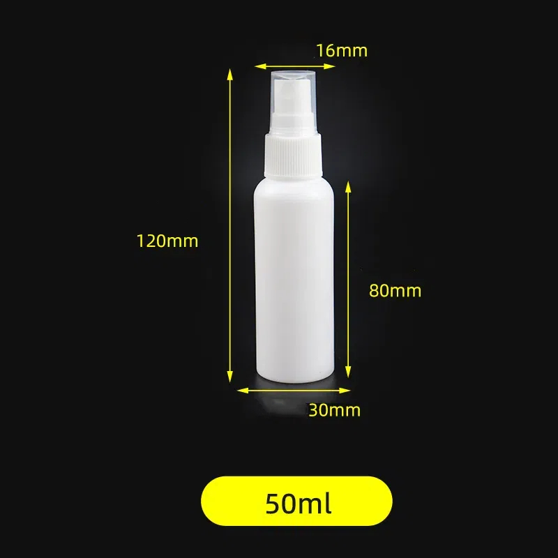 10ml 20ml 30ml 50ml 60ml 100ml White Plastic Fine Mist Spray Bottle Perfume Fragrance Liquid Dispenser Bottle Mouth Spray
