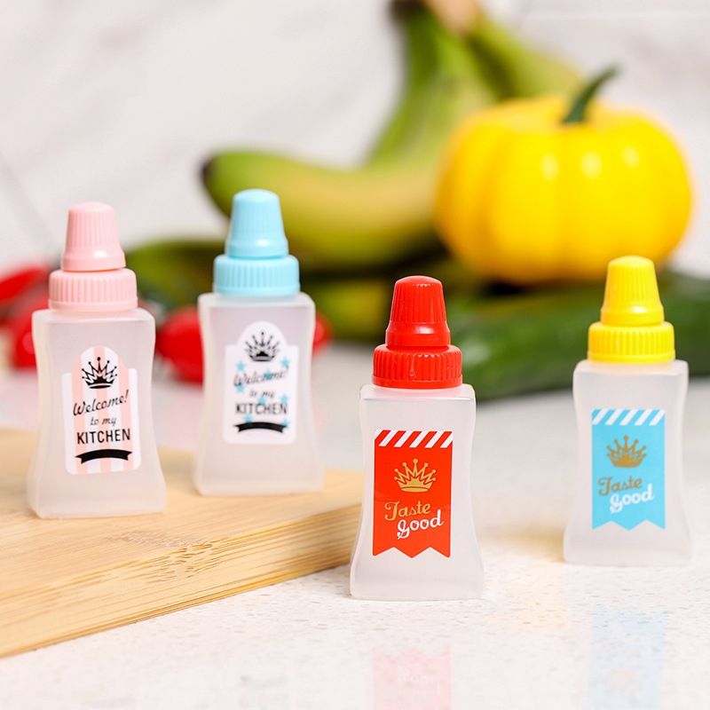 BPA Free Mini Squeeze Bottle 1 oz 25ml Camping Sauce Bottle for togo Restaurant Condiment Ketchup bbq Chili Packaging Container