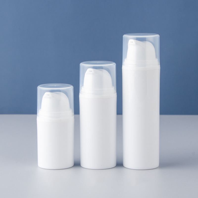 15ml 30ml 50ml Airless cosmetics bottle PP snap clip-on pump press bottle emulsion serum foundation makeup dispenser bottle