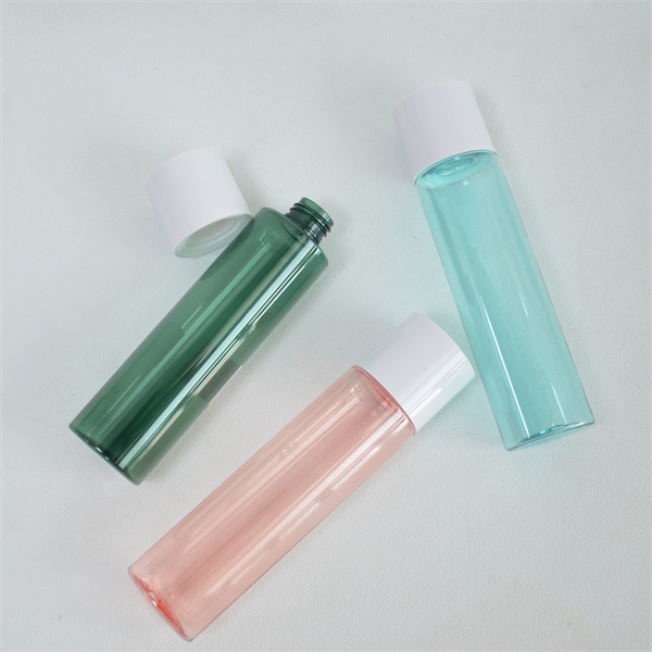 20ml 30ml 50ml Squeeze Plastic Facial Toner Bottle with Smooth Top Gold Top