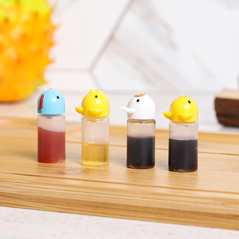 Cartoon soy container take away mackerel in tomato sauce pot honey sauce bottle mini silicone sauce bottle 150ml 250ml 300ml
