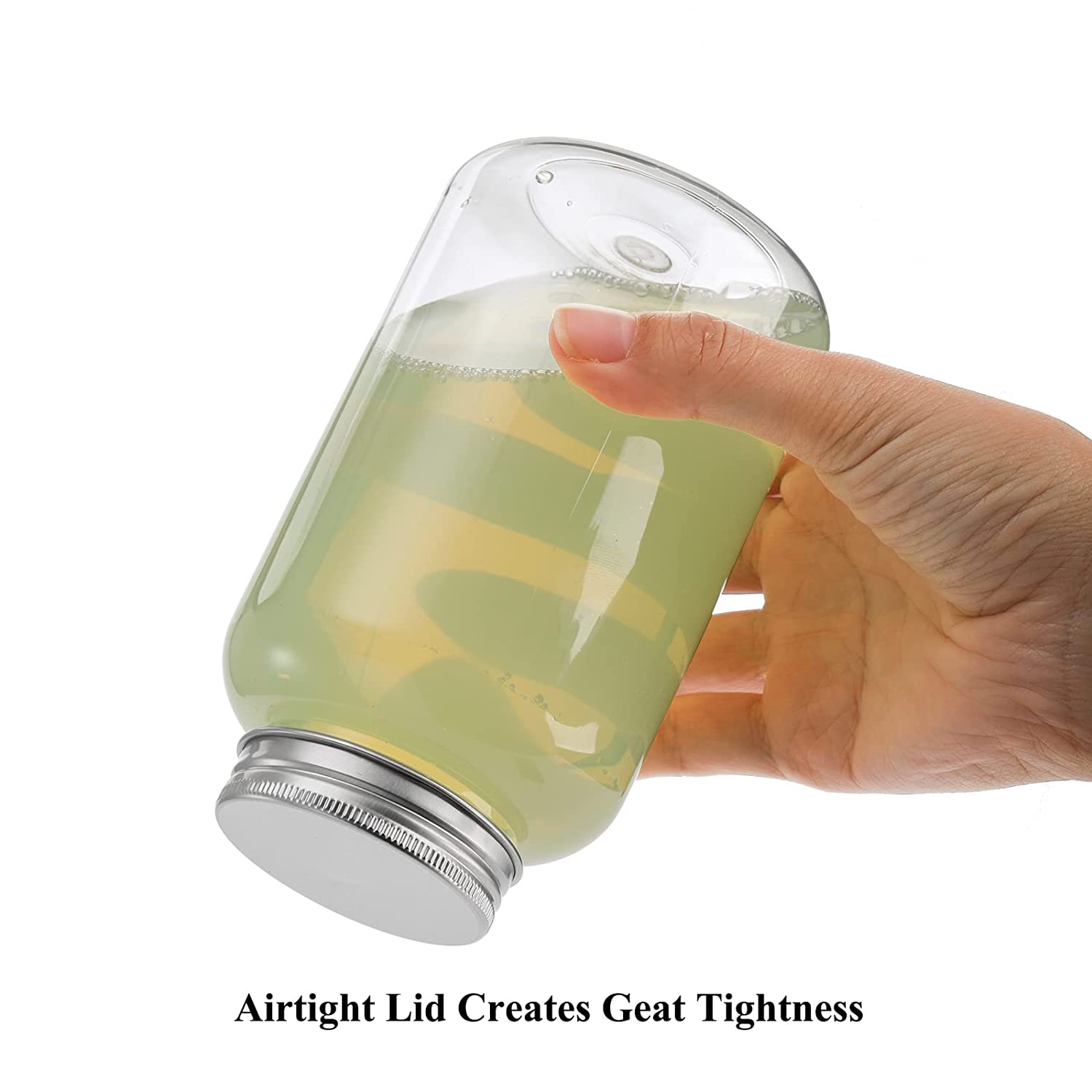 16 Oz Leak Proof Empty Beverage Bottles Juice bottle Custom 16oz PET Plastic beverage bottles with cap