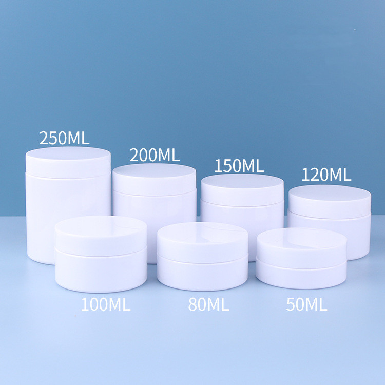 Empty Cosmetic Containers for Beauty Products Cream 30g 50g 100g 120g 150g Face Cream Jars Round Body Care Plastic Jar with Lids