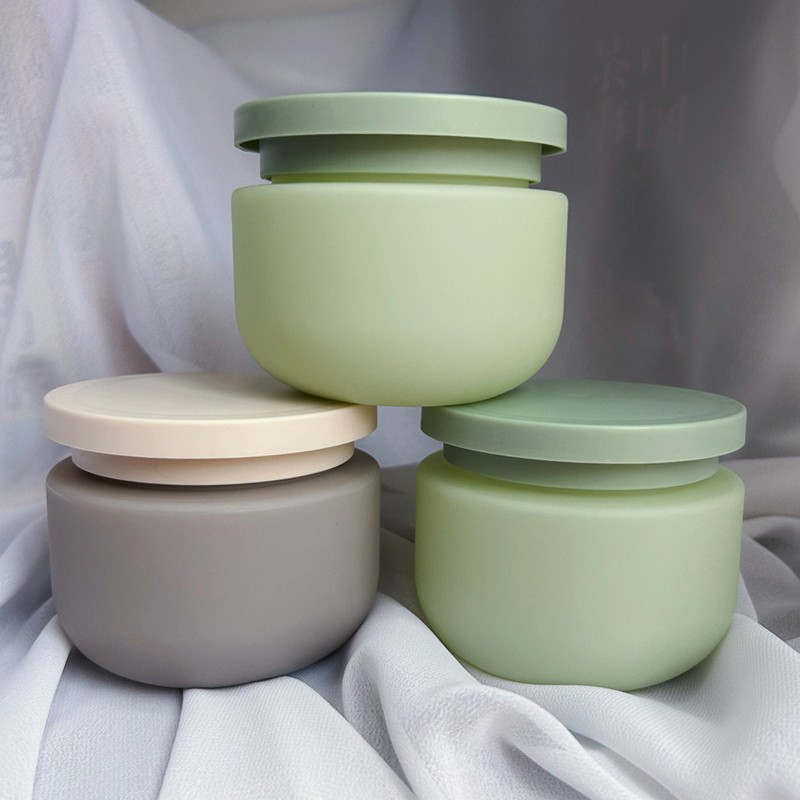 shampoo plastic bottle Cosmetic skincare Package squeeze bottle spray bottle cream jar customized logo and color 8oz 250ml 500ml