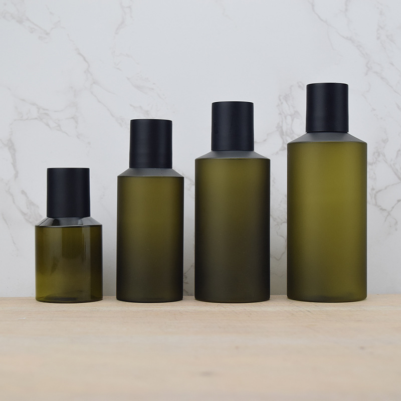 50ml 100ml 150ml 250ml 500ml PET Customize Packaging Matte Frosted Cream Bottle Pump Refillable Lotion Plastic Spray Bottle