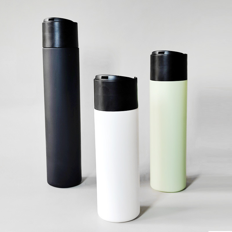 100ml 150ml 200ml 250ml 300ml Wide Disc Cap Bottle HDPE White Black Plastic Bottle with Disc Cap Double Wall Tamper Proof Lid