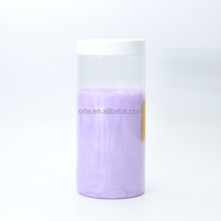 Custom 150ml 250ml Hair care Container empty clear plastic skin care cream cosmetic bottle Hair Oil PET Plastic Jar With Lid