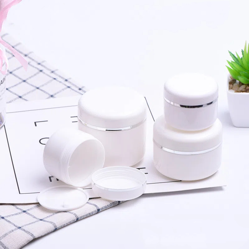 50g 100g 150g Cosmetics Jars Face Cream Eye Serum Body Lotion Skin Care Gel Paste Jars With Lids Seal Single Wall Layer PP Jar